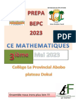 Prepa Bepc 2023 Maths By Tehua