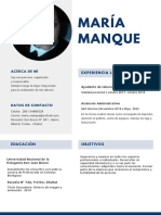 María Manque CV