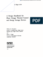 A Design Handbook For Phase Change Thermal Control and Energy Storage Devices