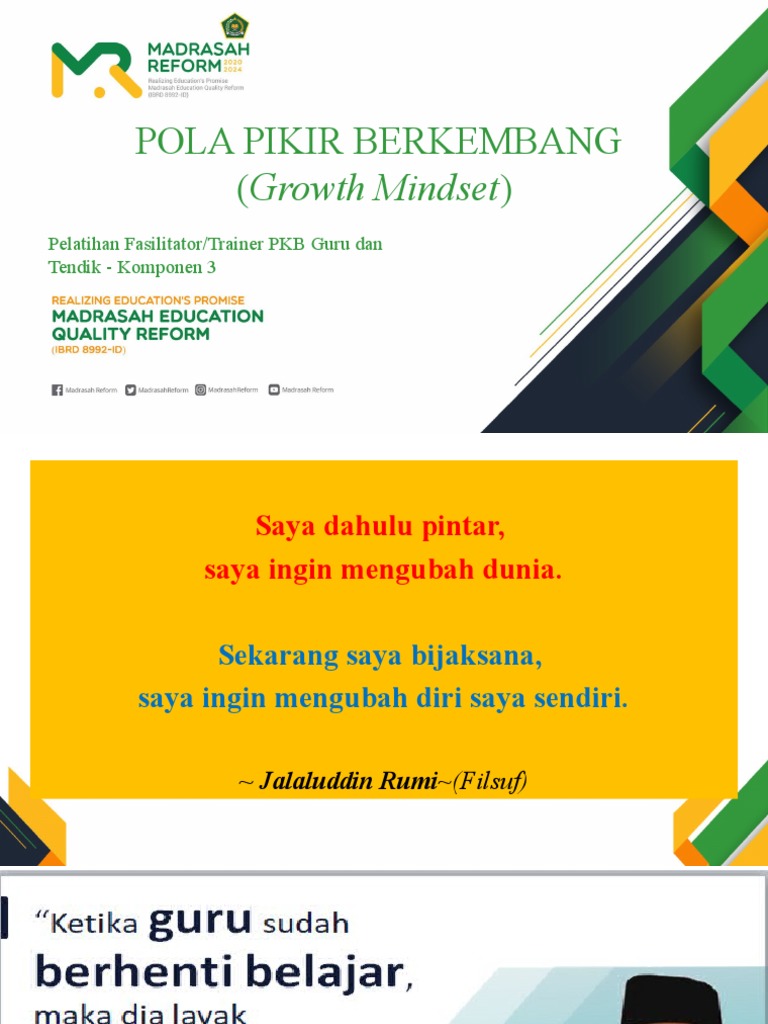 Growth Mindset Revised | PDF | Karier & Perkembangan