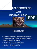 Indikasi Geografis Dan Asal