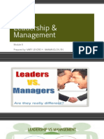 NCM 103 - FONP Leadership Management