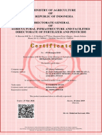 Certificate K-Othrine 20 EW (ExpMay2024)
