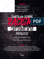 Cartilha Sobre Racismo e Sofrimento Psíquico: Uma Discussão À Luz Dos Direitos Humanos