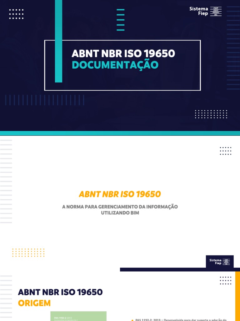 07 Abnt NBR Iso 19650 | PDF | BIM | Informação