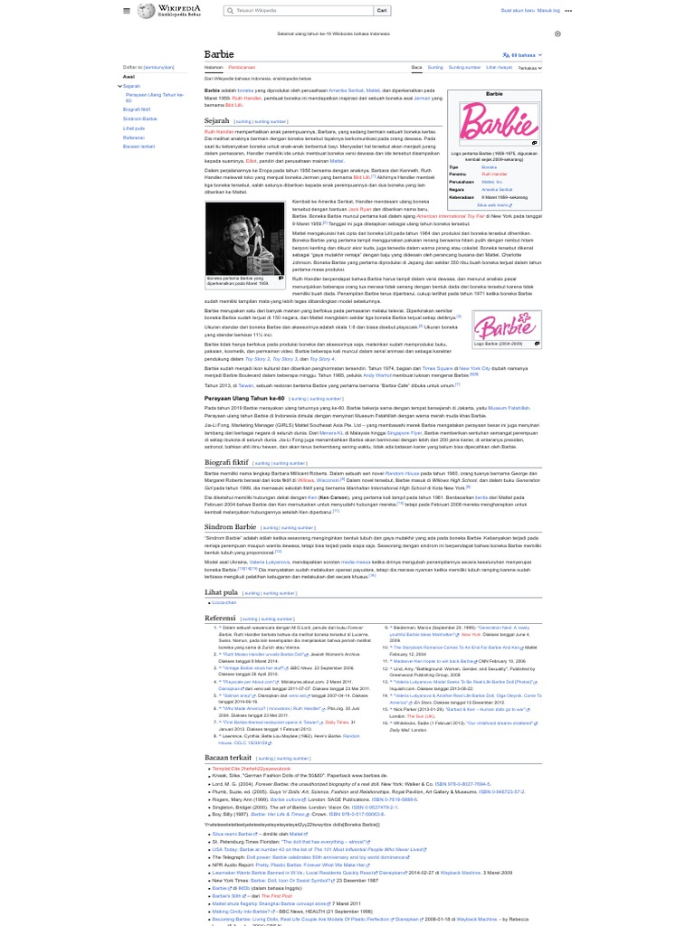 Barbie Story Biography | PDF