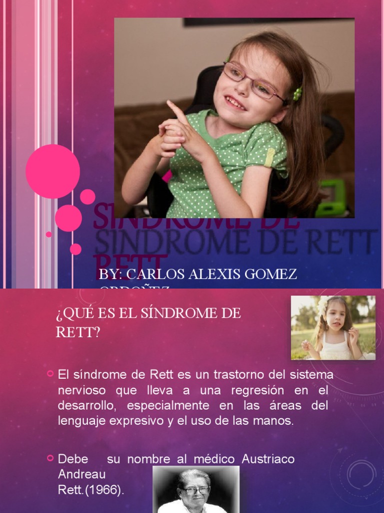 Síndrome de Rett: Etapas y Síntomas | PDF | Espectro autista ...