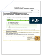 21 Proporciones Directas e Inversas Mes de Septiembre 3° N