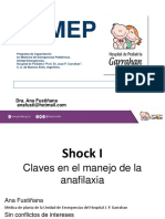 Clase Anafilaxia - Dra Ana Fustiñana PDF