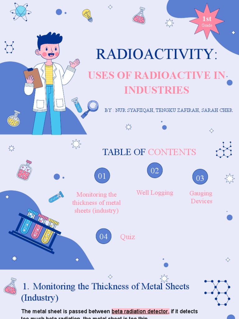 Uses of Radioactive in Industries PDF