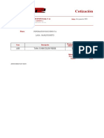 Formato Cotizacion en Excel