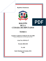 Segunda Legislatura Ordinaria Del Año 2008 Tomo I