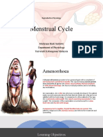 Menstruation Physiology