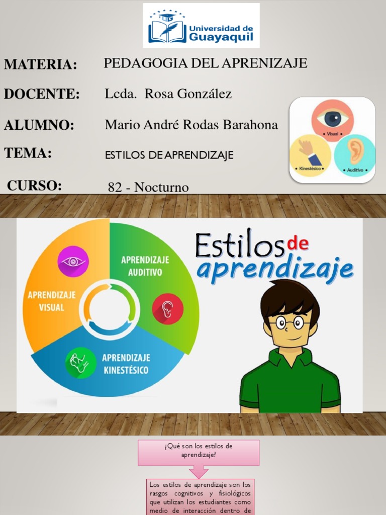 Revista De Estilos De Aprendizaje – JDPOBB