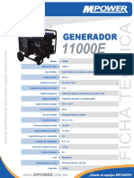 Ficha Técnica Generador MPOWER 11000E