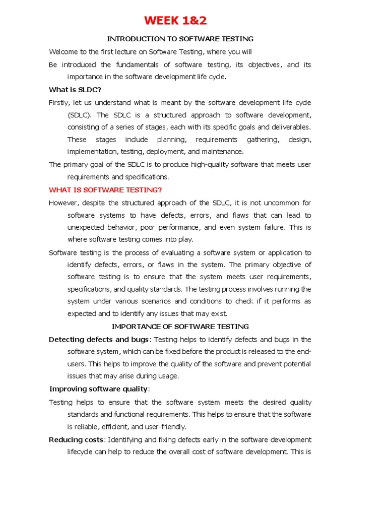 Software Testing Reading Note | PDF | Software Testing | Usability