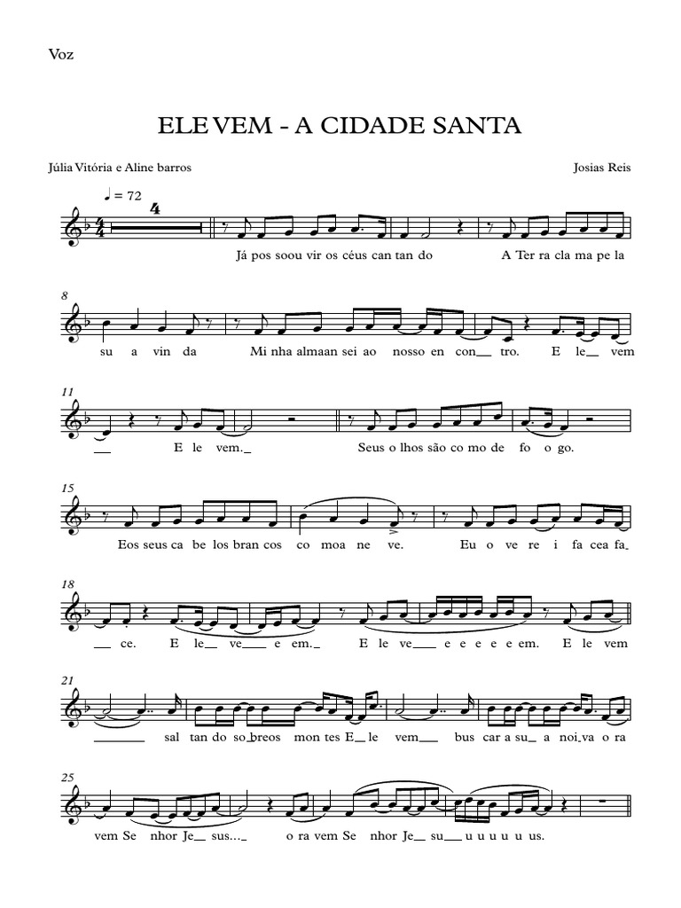 Ele Vem - A Cidade Santa - Partes | PDF