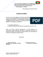 Convocatoria Eleccion Directiva Fedesdt