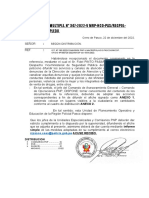 Memo N°347-2022