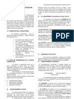 Teorías del aprendizaje conductual y cognitivo