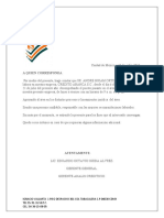 Carta Laboral