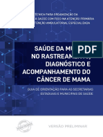 Nota Técnica Saúde da Mulher no rastreamento diagnóstico e acompanhamento do Câncer de Mama