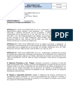 SGI DO 010 Reglamento de Higiene y Seguridad VPS