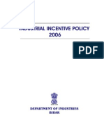 Industries Policy 2006_Bihar