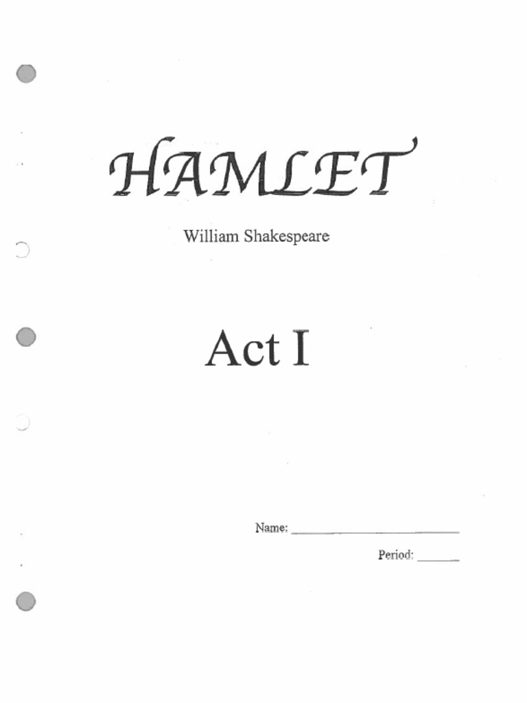 Hamlet Full Text of This | PDF