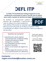 Informacion TOEFL ITP 2023