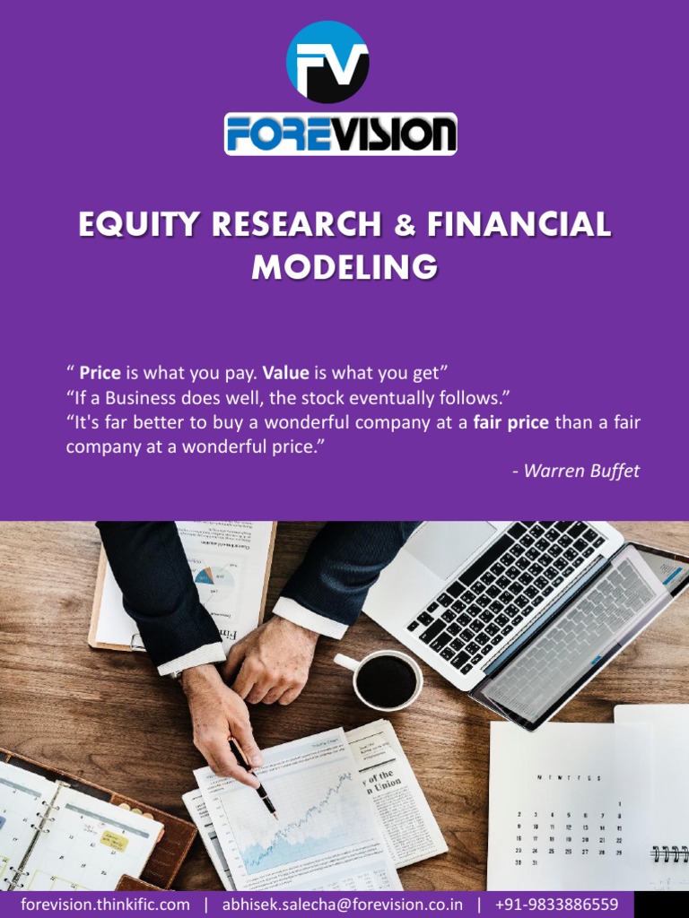 Equity Research & Financial Modeling Course | PDF | Valuation (Finance ...