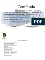 Certificado NR 6