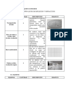 Procedimiento, Esquema de Proc., Materiales Informe Final