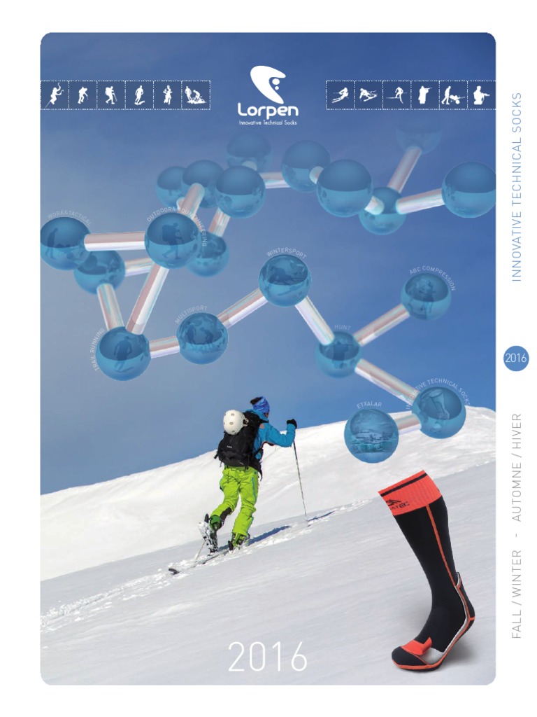 STOX Energy Socks - Chaussettes de ski femme - Chaussettes de compression  qualité supérieure - Chaussettes de ski avec laine mérinos - 2 Pack :  : Mode