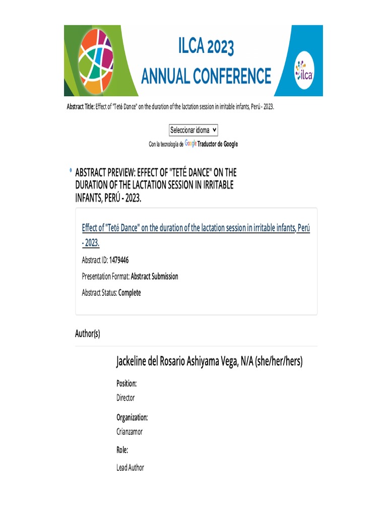 Preview Abstract Submission Site ILCA 2025 PDF