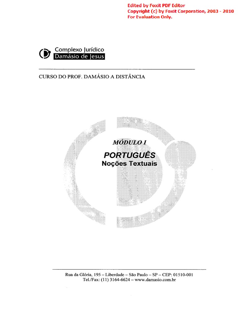 Apostila Português Pdf
