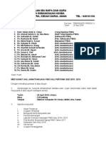 Jemputan Mesyuarat AJK PIBG Tahun 2018