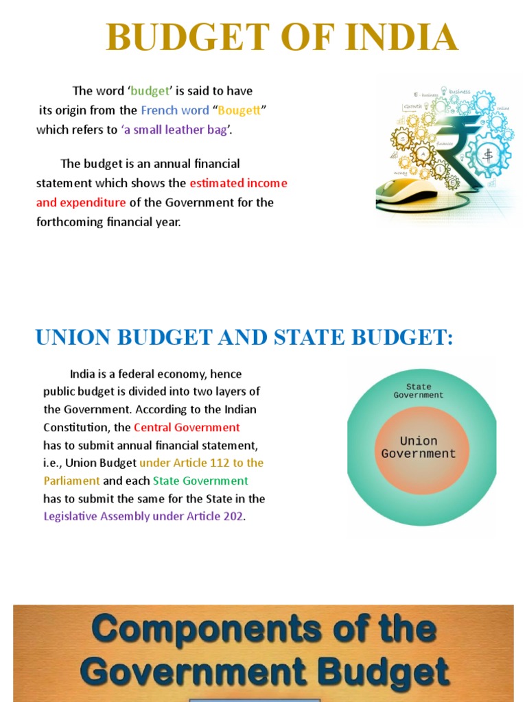 Budget of India PDF