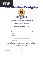 CS-801 Iot Lab - Manual