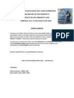 Paróquia E Santuário São José de Ribamar Comunidade de São Benedito Festejo de São Benedito 2023 Período: 04 Á 13 de Agosto de 2023