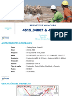Reporte de Voladura: Producción Fase 04 Minera Chinalco Perú