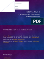 FICHA CLÍNICA Y DOCUMENTACIÓN LEGAL preclínico