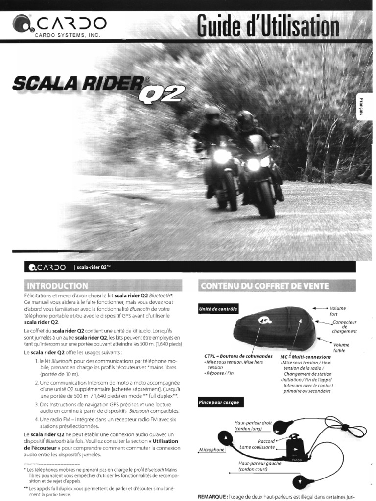 Manuel Scala Rider Q2 FR | PDF