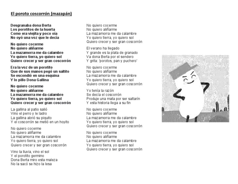 El Poroto Coscorron | PDF