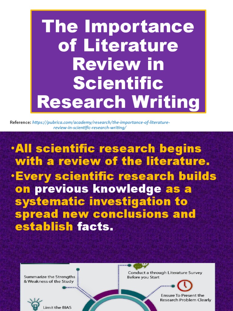 The Importance of Literature Review in Scientific Research | PDF ...
