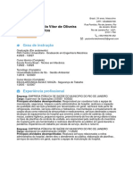 Paulo Vitor de Oliveira Santos: Grau de Instrução