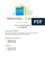 Plano de Aula