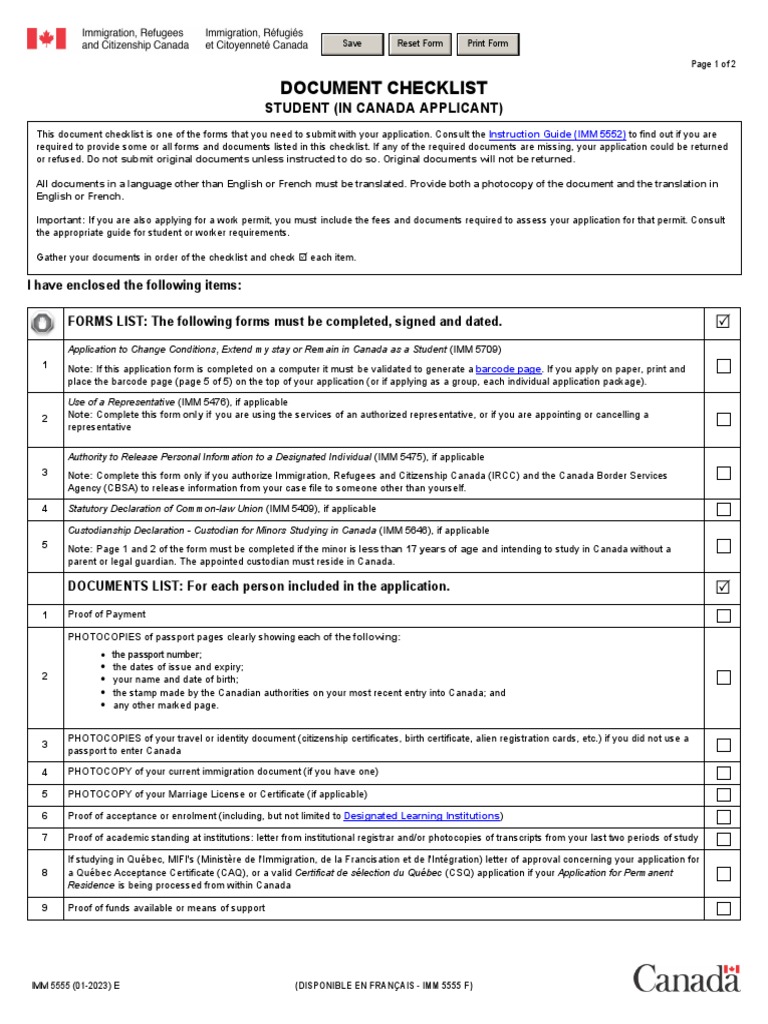 Imm 5555 e | PDF