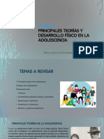 Clase 2. Principales Teorías y Desarrollo Físico en La Adolescencia