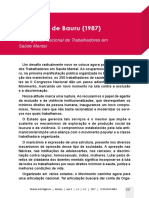 Manifesto Da Luta Antimanicomial 1987